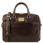 Preview: Leder-Laptoptasche Urbino 1 Fach dunkelbraun Preview: Leder-Laptoptasche Urbino 1 Fach dunkelbraun